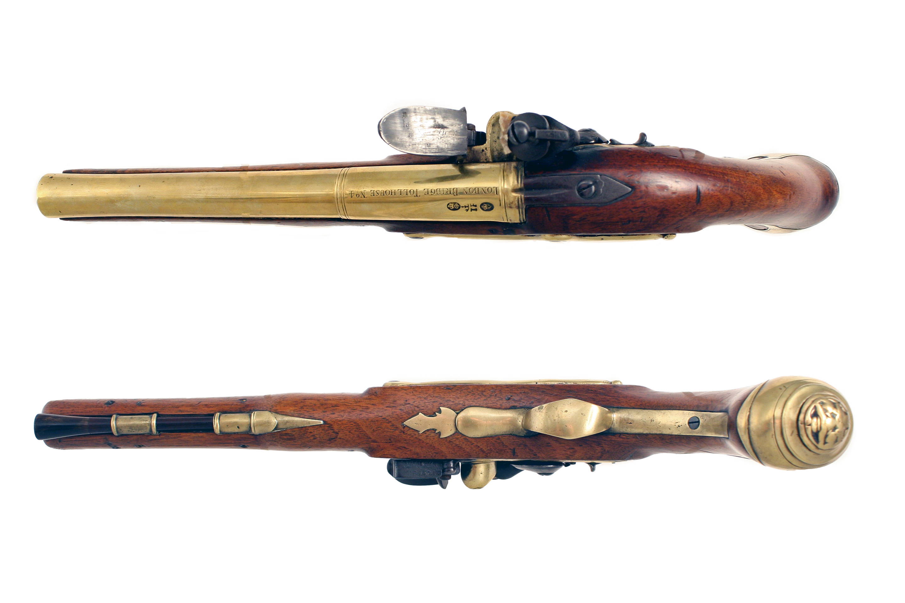 A Flintlock London Bridge Toll House Pistol - Image 4