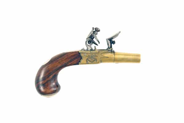 A Good Pair of Silver Mounted Pocket Pistols by P. Bond. - Image 2