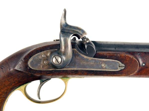 A very fine East India Government 1858 Pattern percussion cavalry pistol - Image 3