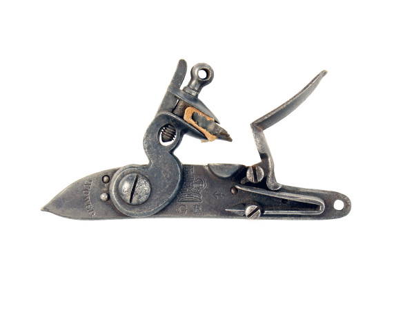 A Flintlock Mechanism for a Pattern 16/77 Sea Service Pistol.