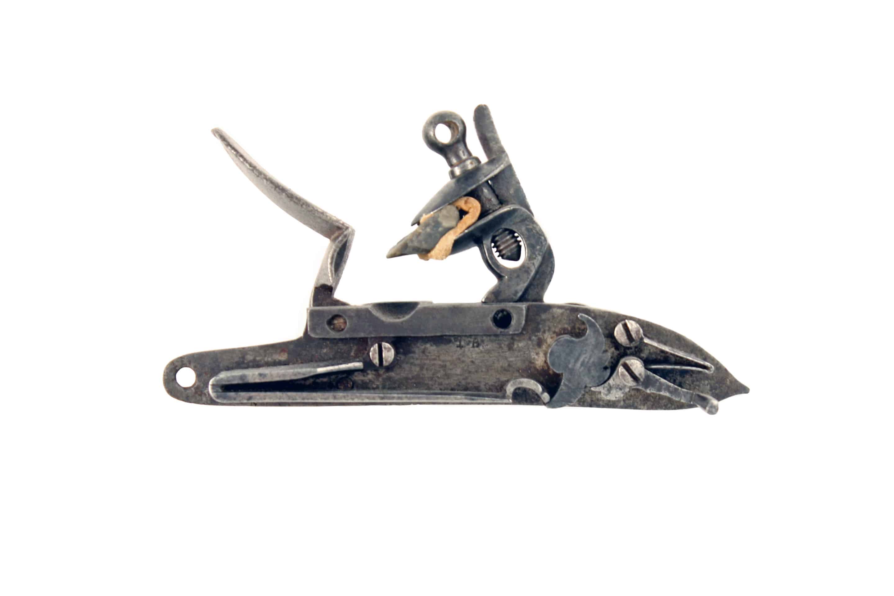 A Flintlock Mechanism for a Pattern 16/77 Sea Service Pistol. - Image 2