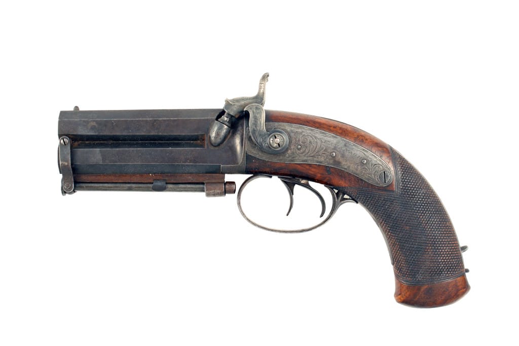 A Cased Irish Over & Pistol by Kavanagh of Dublin. - Image 8