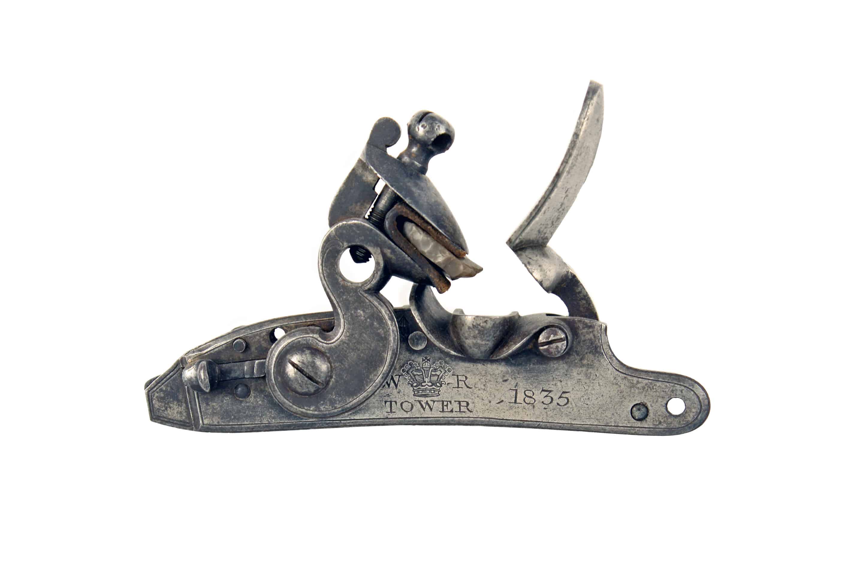 A Scarce Flintlock Mechanism for The Manton Carbine, Date 1835.