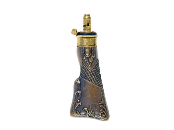 A Scarce Gun Stock Pistol Flask by James Dixon & Sons. - Image 3