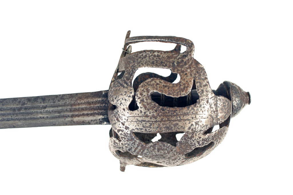 A Ribbon Hilted Broadsword, 17th Century. - Image 6