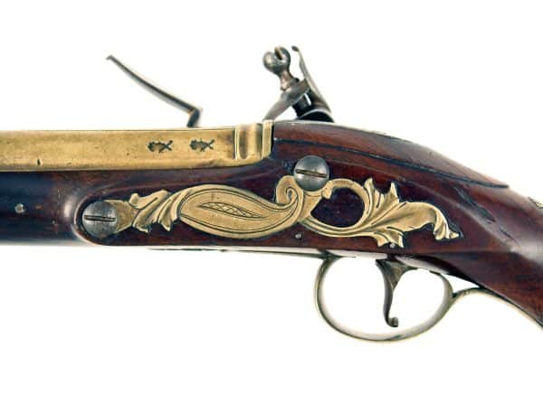 A 22 Bore Flintlock Holster Pistol by Grice. - Image 2