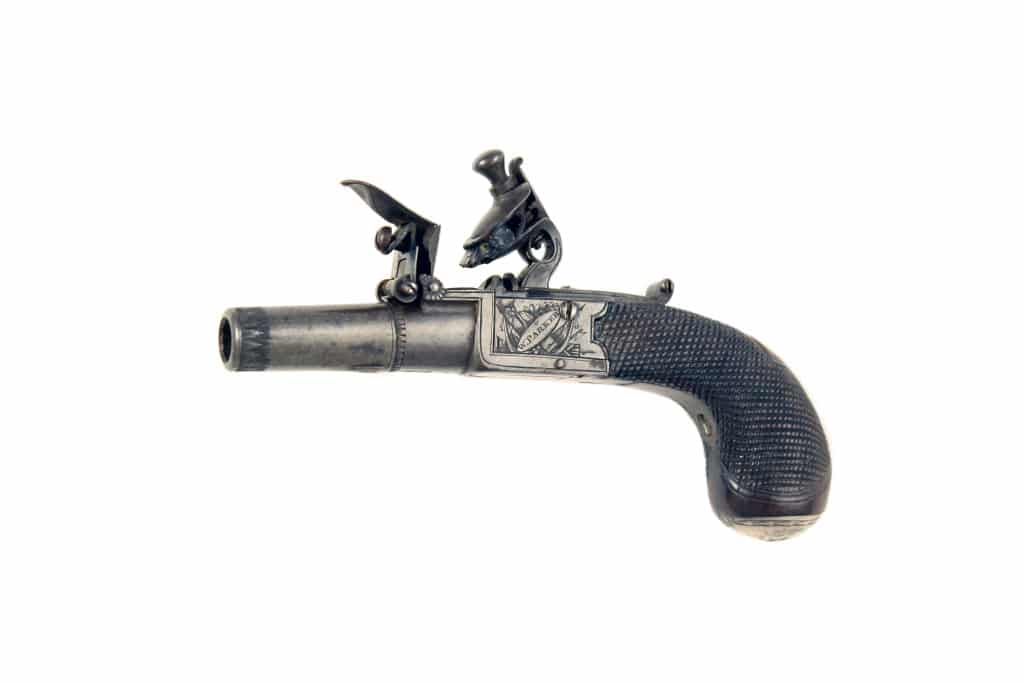 A Superb Small Pair of Flintlock Pocket Pistols - Image 9