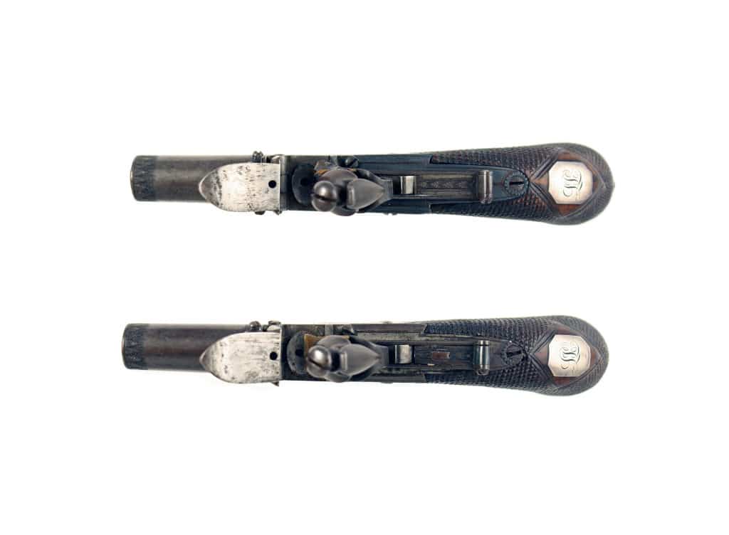 A Superb Small Pair of Flintlock Pocket Pistols - Image 5