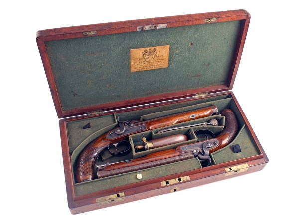 A Superb Cased Pair of Westley Richards Officers Pistols