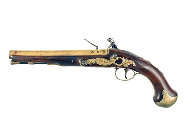 A 22 Bore Flintlock Holster Pistol by Grice. - Image 3