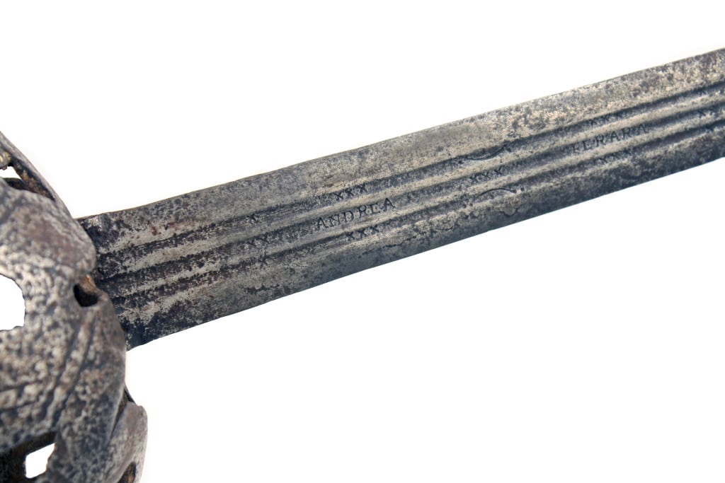 A Ribbon Hilted Broadsword, 17th Century. - Image 2