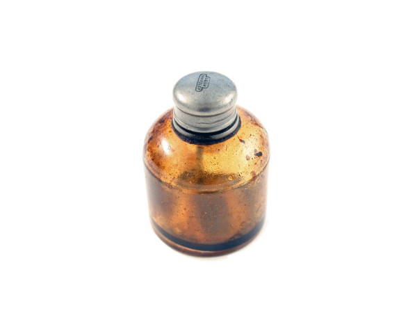 A Glass Oil Bottle by Hawksley.