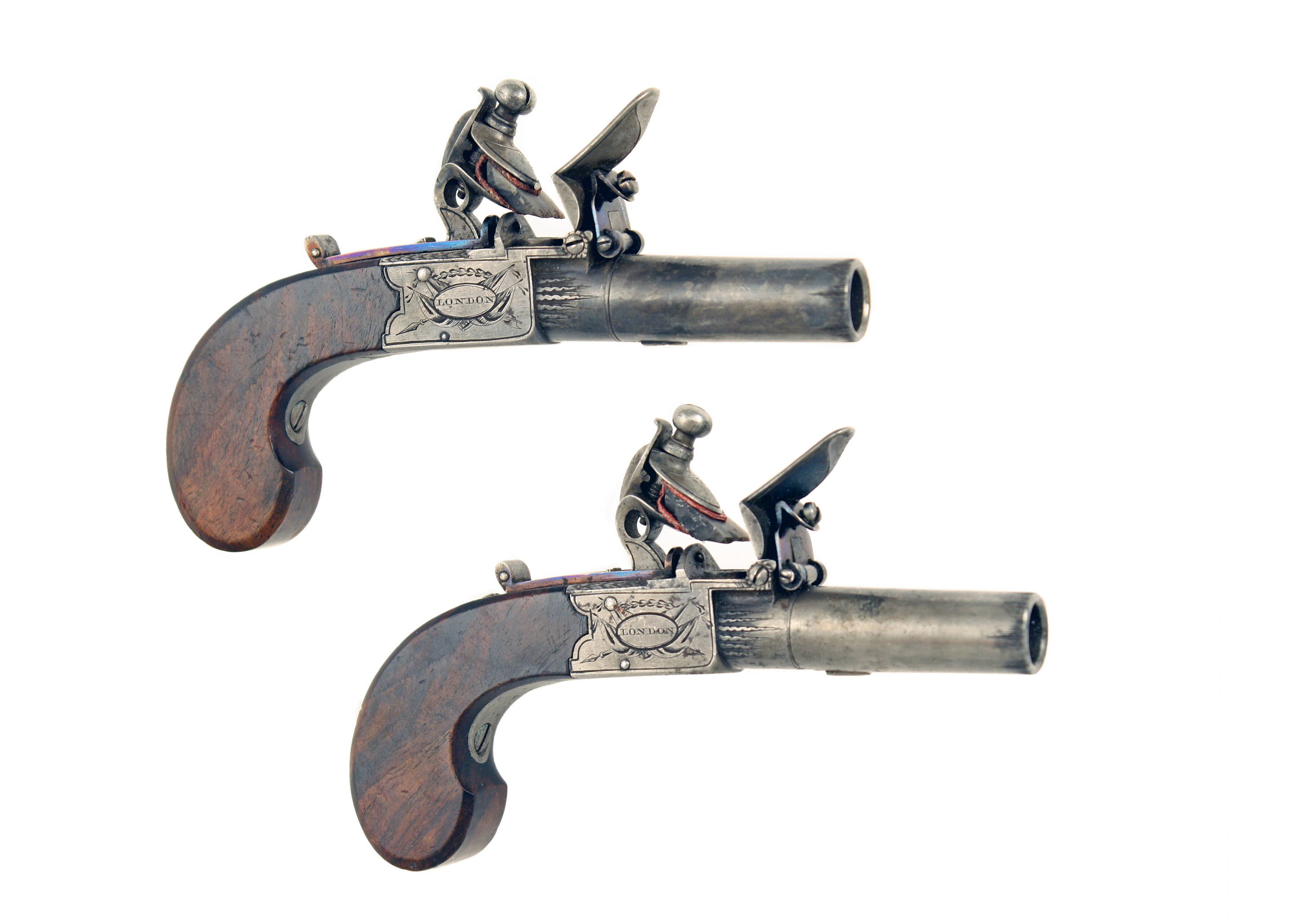 A Small Pair of Pocket Pistols by Prosser. - Image 2
