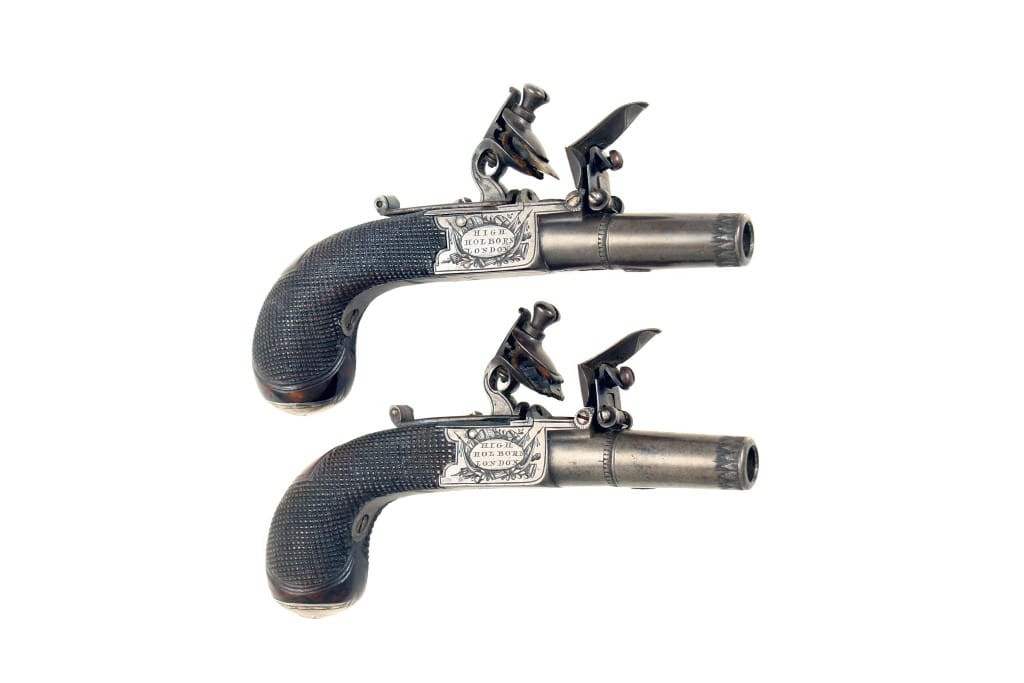 A Superb Small Pair of Flintlock Pocket Pistols