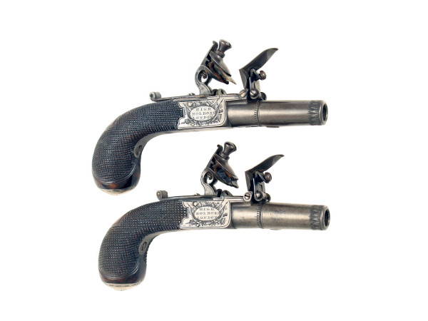 A Superb Small Pair of Flintlock Pocket Pistols