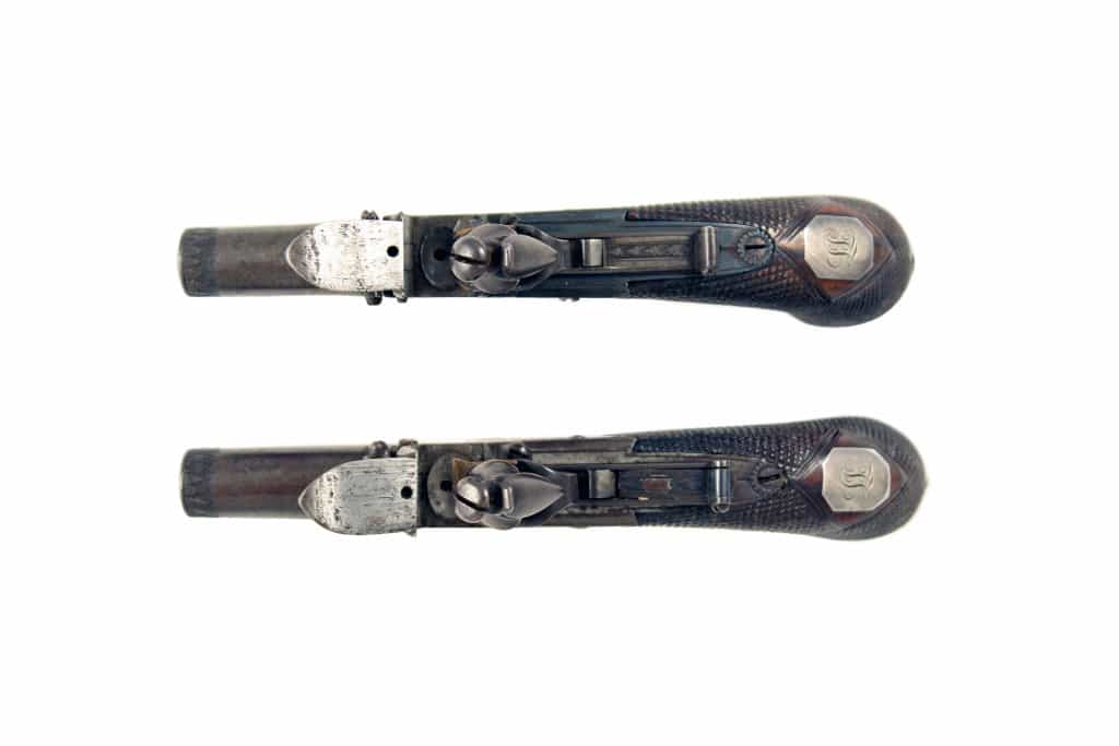 A Superb Small Pair of Flintlock Pocket Pistols - Image 2