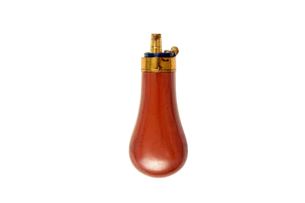 A Near Mint Pistol Flask by Sykes. - Image 2