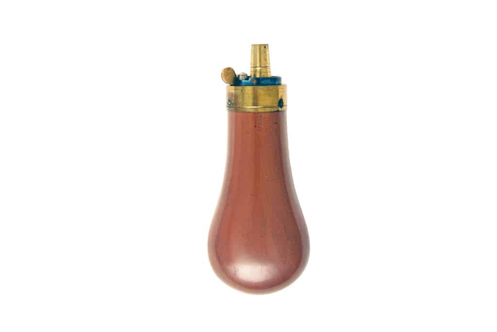 A Near Mint Pistol Flask by Sykes.