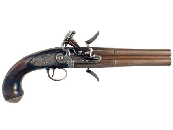 An Exceptionally Rare Flintlock Wender Pistol by Brummitt