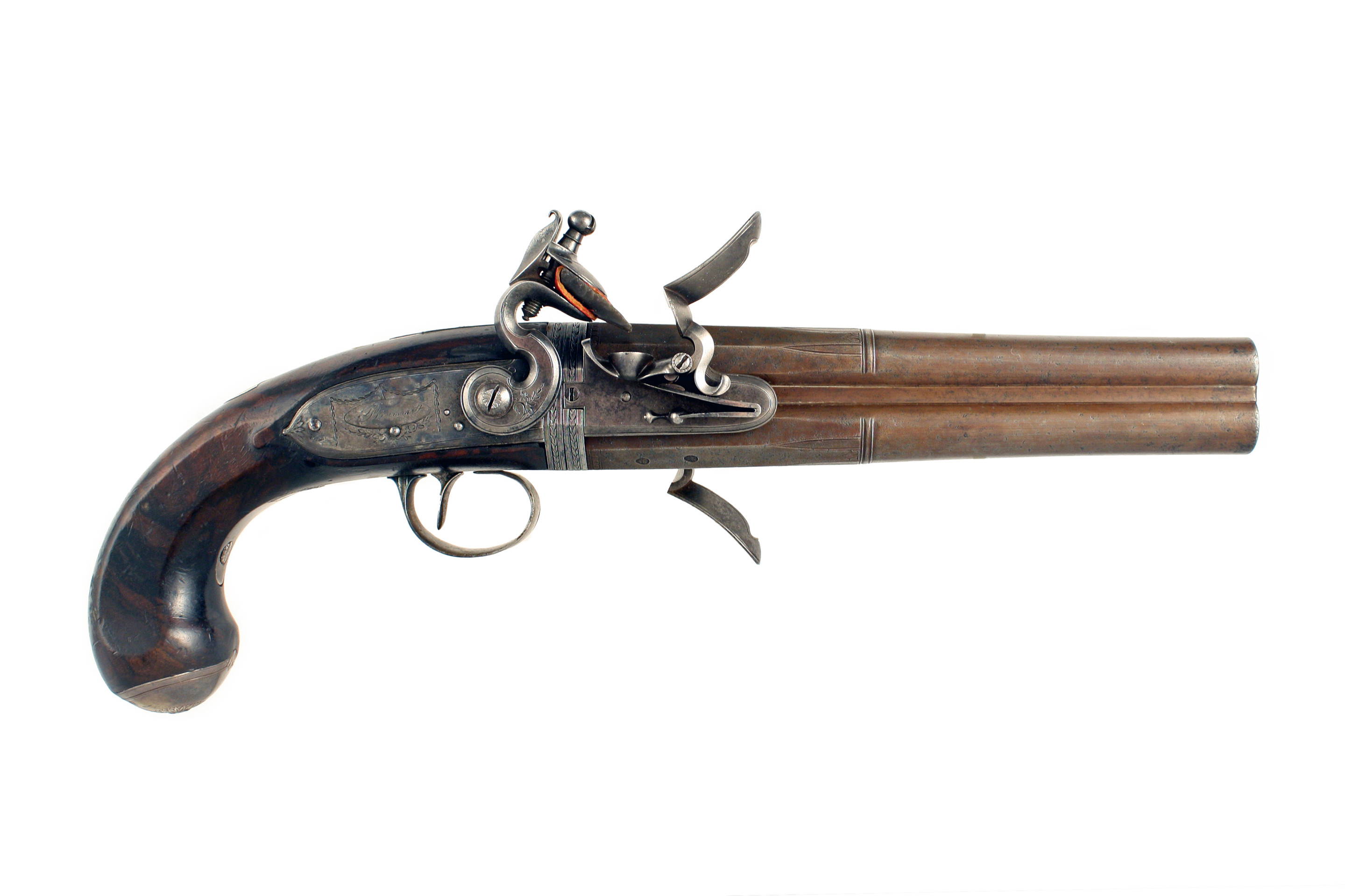 An Exceptionally Rare Flintlock Wender Pistol by Brummitt
