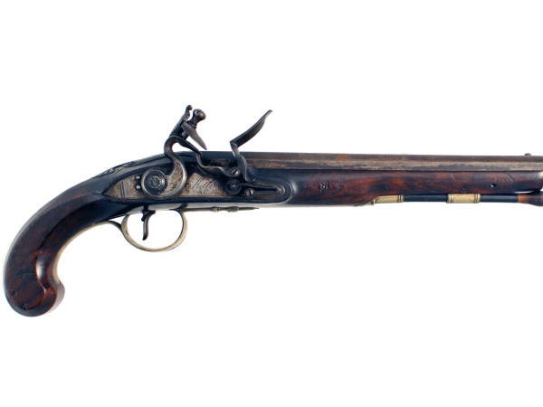 A Sleepy Flintlock Duelling Pistol by Ketland & Co.