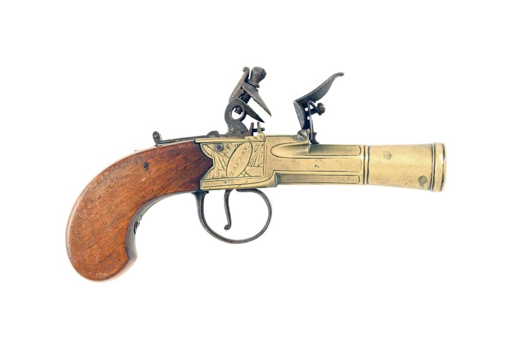 A Flintlock Pocket Blunderbuss Pistol - Image 3