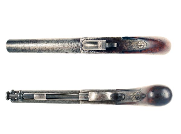 A Rare 17-Bore 1848 Pattern Irish Constabulary Percussion Pistol, Dated 1848. - Image 2
