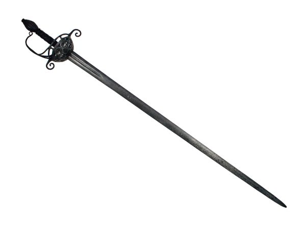 An English Military Sword Rapier, 17th Century.