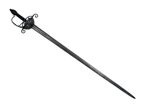 An English Military Sword Rapier, 17th Century.