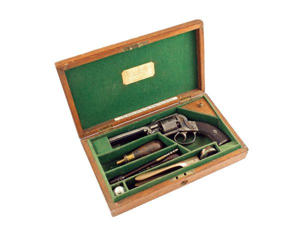 A Cased Percussion Revolver