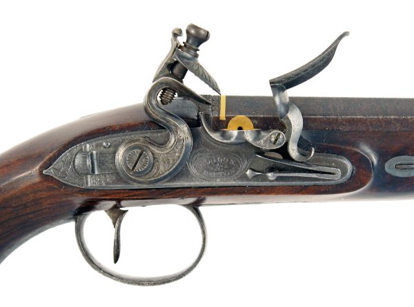A Cased Pair of Flintlock Duelling Pistols by Wogdon & Barton of London. - Image 3