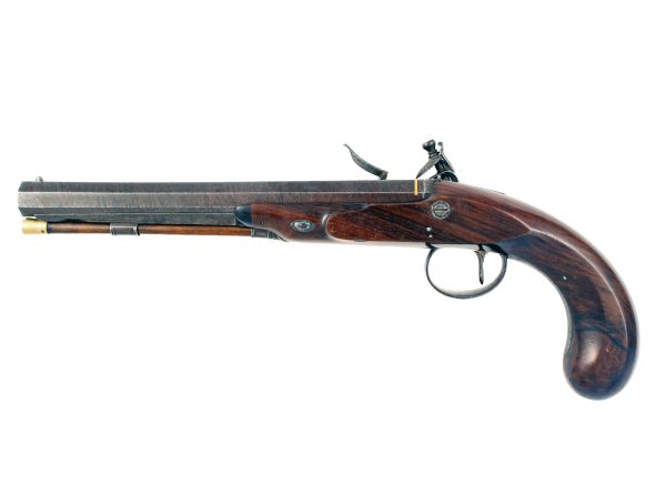 A Cased Pair of Flintlock Duelling Pistols by Wogdon & Barton of London. - Image 12