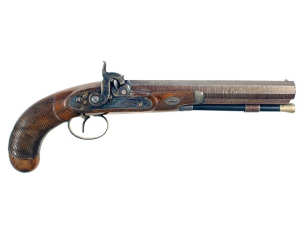 A Stunning Pair of Rifled Officers Pistols by Reeves & Greaves, London. - Image 5