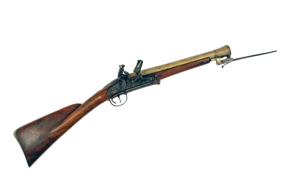 A Rare Self-Priming Brass Barrelled Flintlock Blunderbuss - Image 3