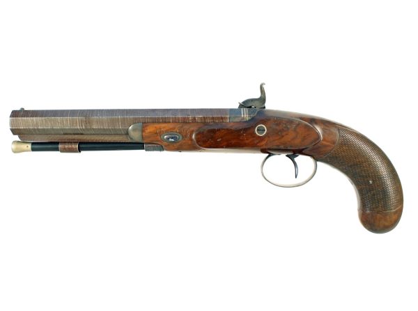 A Stunning Pair of Rifled Officers Pistols by Reeves & Greaves, London. - Image 6
