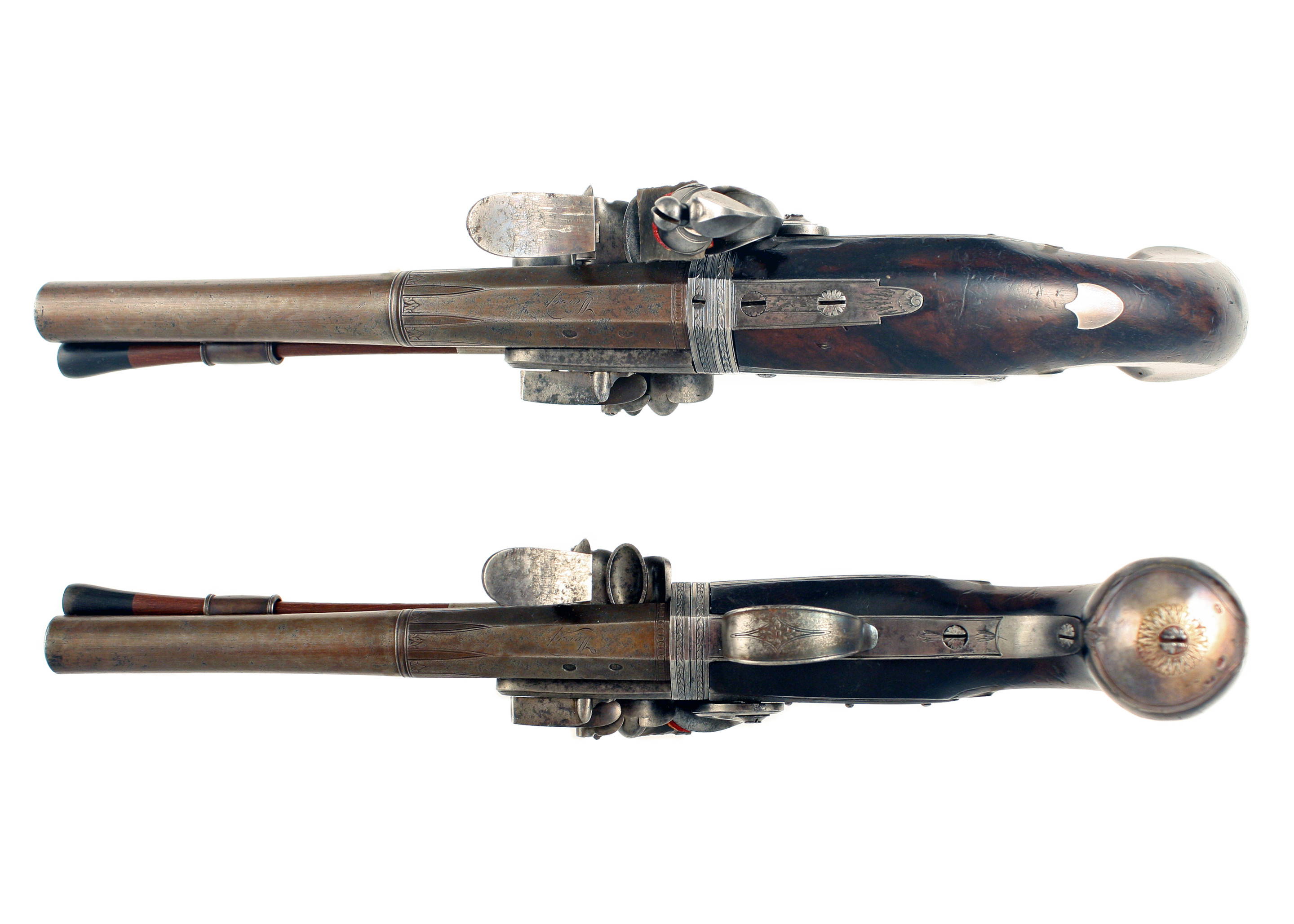 An Exceptionally Rare Flintlock Wender Pistol by Brummitt - Image 2
