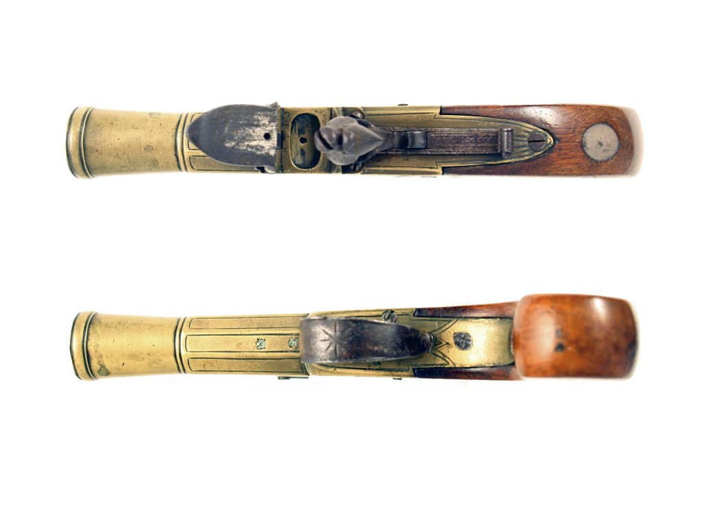 A Flintlock Pocket Blunderbuss Pistol - Image 2