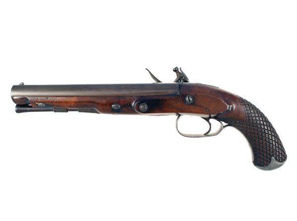 A Musket Bore Officers Pistol by Prosser of London. - Image 4