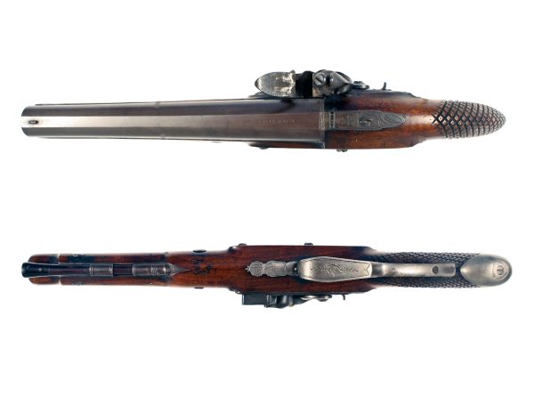 A Musket Bore Officers Pistol by Prosser of London. - Image 2