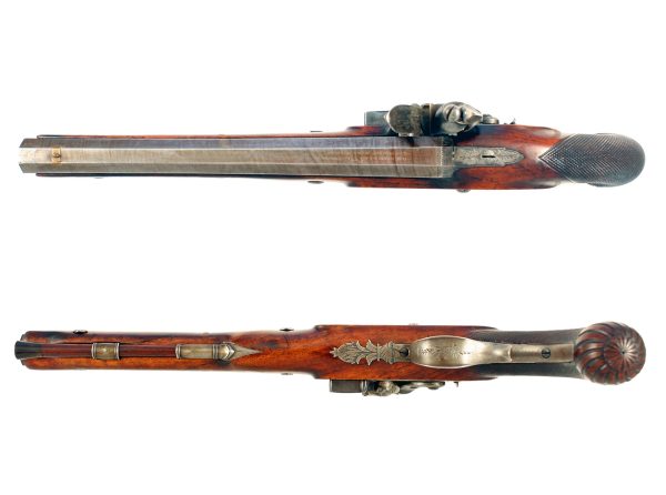 A Flintlock Duelling Pistol by H.W. Mortimer & Co - Image 5