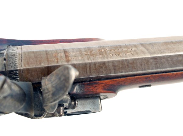 A Flintlock Duelling Pistol by H.W. Mortimer & Co - Image 2