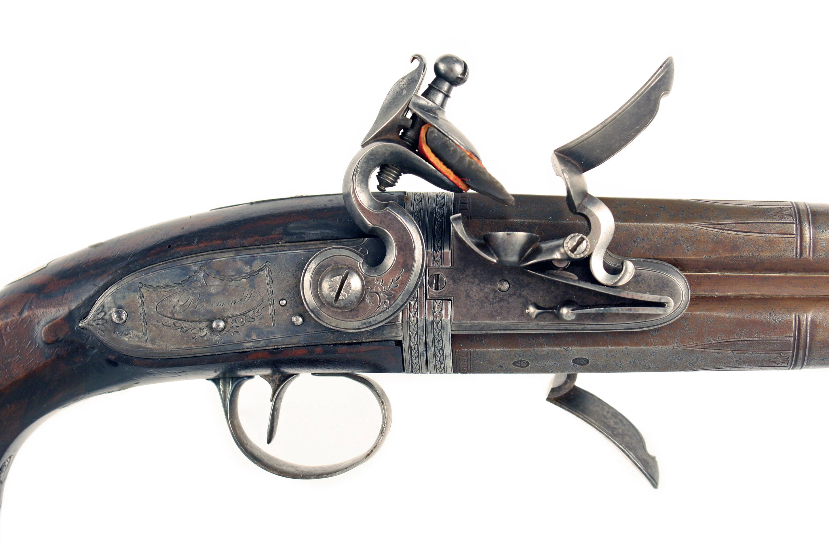 An Exceptionally Rare Flintlock Wender Pistol by Brummitt - Image 3