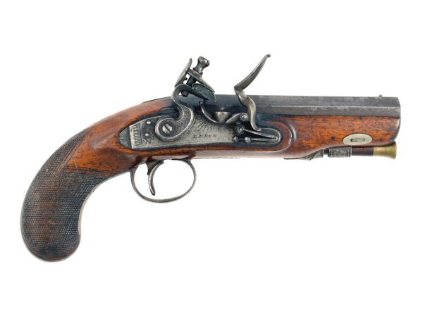 A Pair of 13 Bore Flintlock Man Stoppers by Leech of London. - Image 2