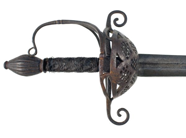 An English Military Sword Rapier, 17th Century. - Image 4