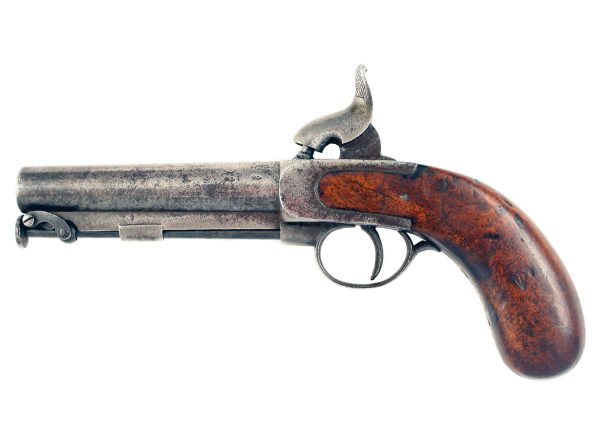 A Rare 17-Bore 1848 Pattern Irish Constabulary Percussion Pistol, Dated 1848. - Image 3