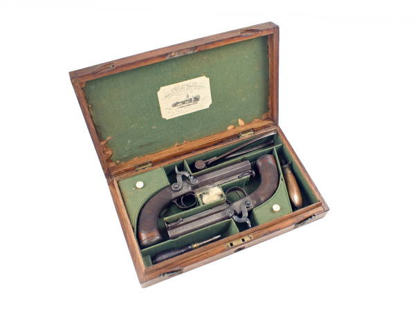 A Cased Pair of Percussion Belt Pistols