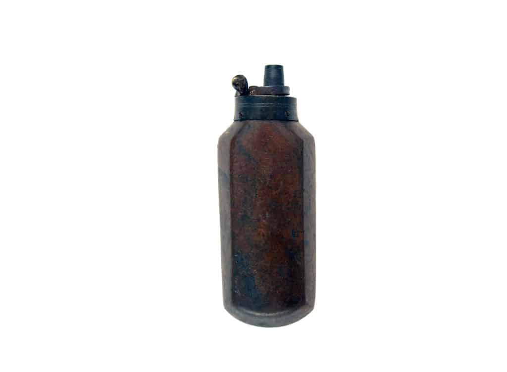 A Lozenge Shaped Flask.