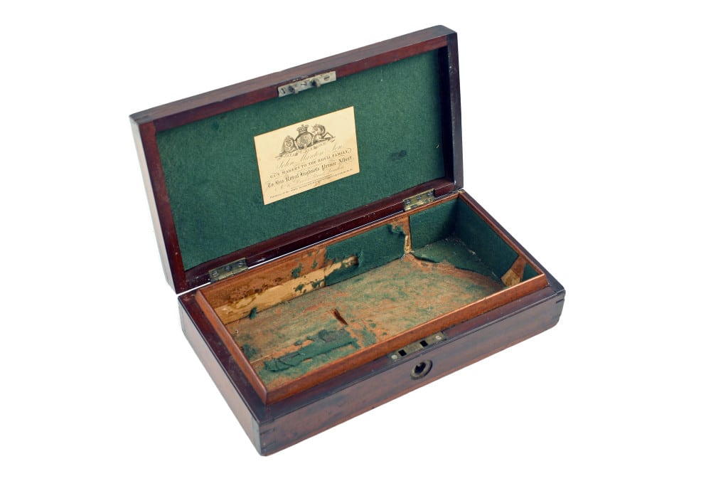 An Empty John Manton & Son Pistol Box