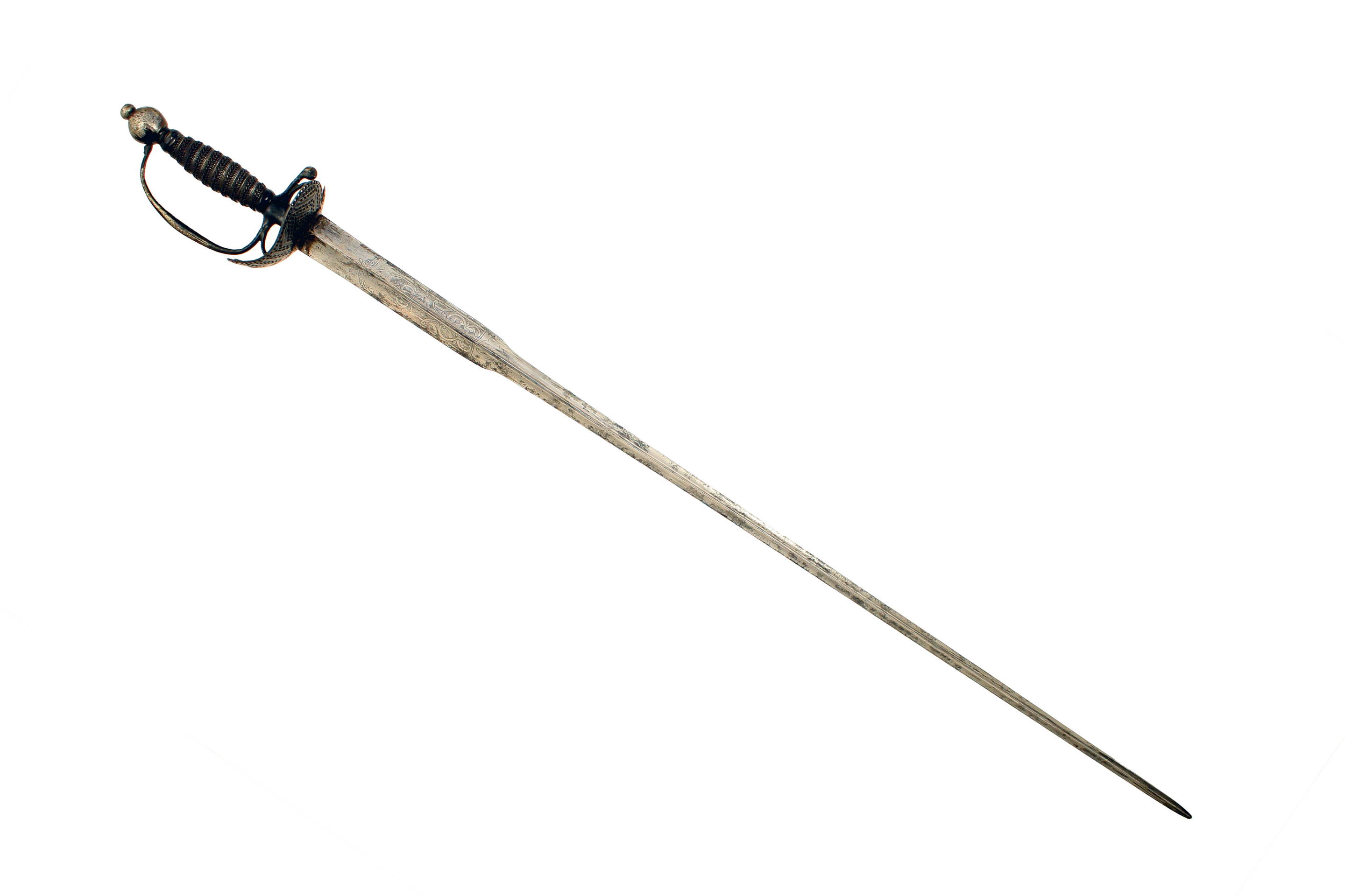 A Mourning Small Sword, 18th Century.