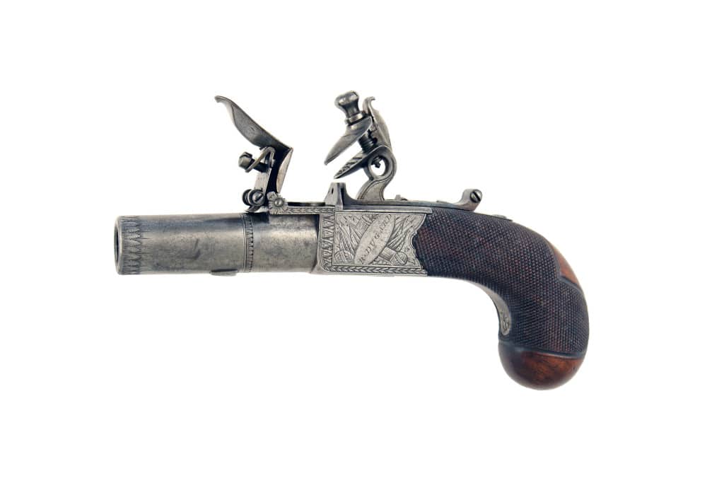 A Good Pair of Round Framed Pocket Pistols - Image 6